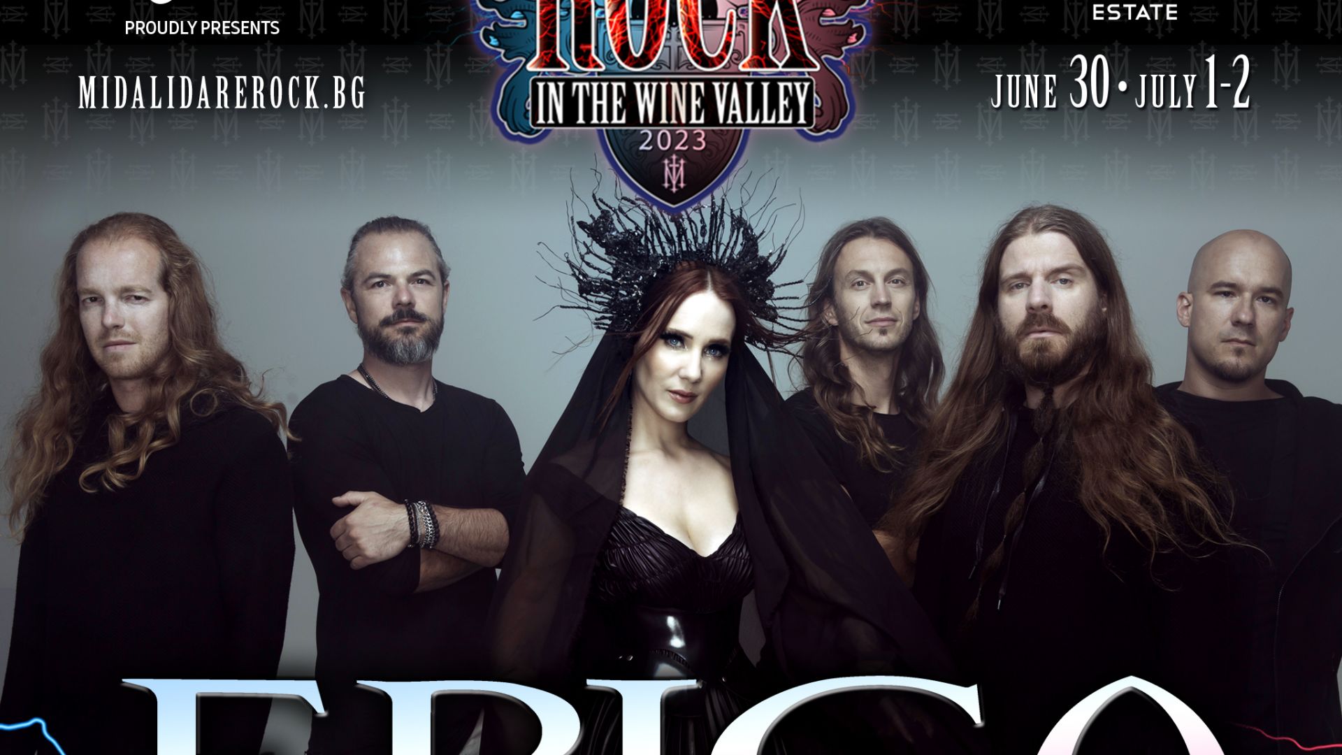 Нидерландските симфоник метъли Epica идват на Midalidare Rock In The Wine Valley